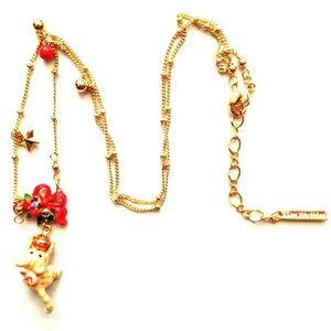 Les Nereides Little Stocking Kitty Baubles Necklace